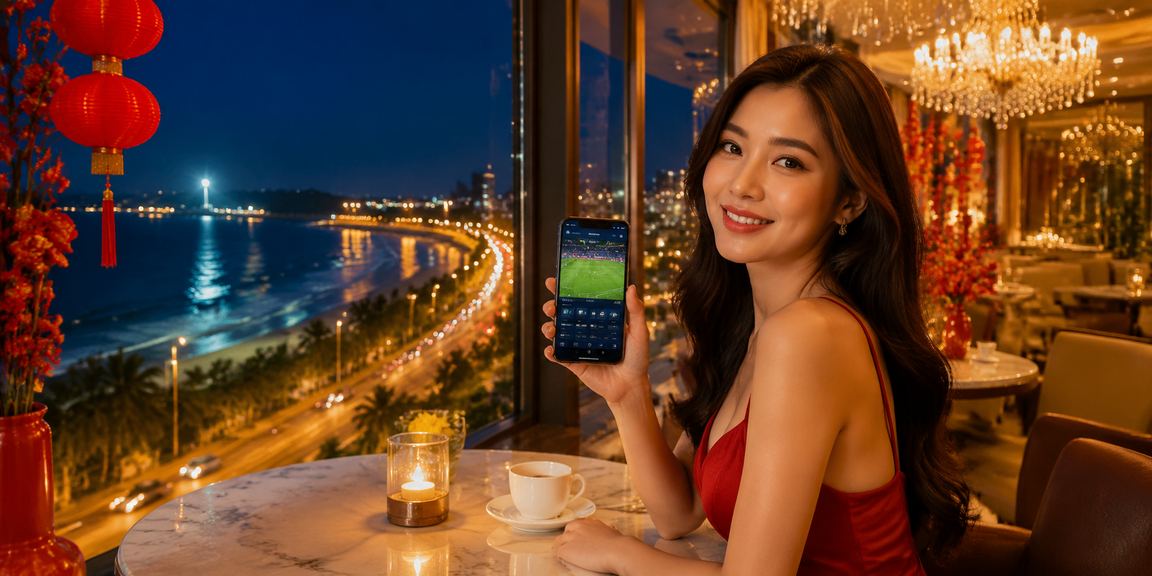 Người chơi tại Phan Thiết thưởng cà phê và theo dõi cá cược thể thao trực tuyến